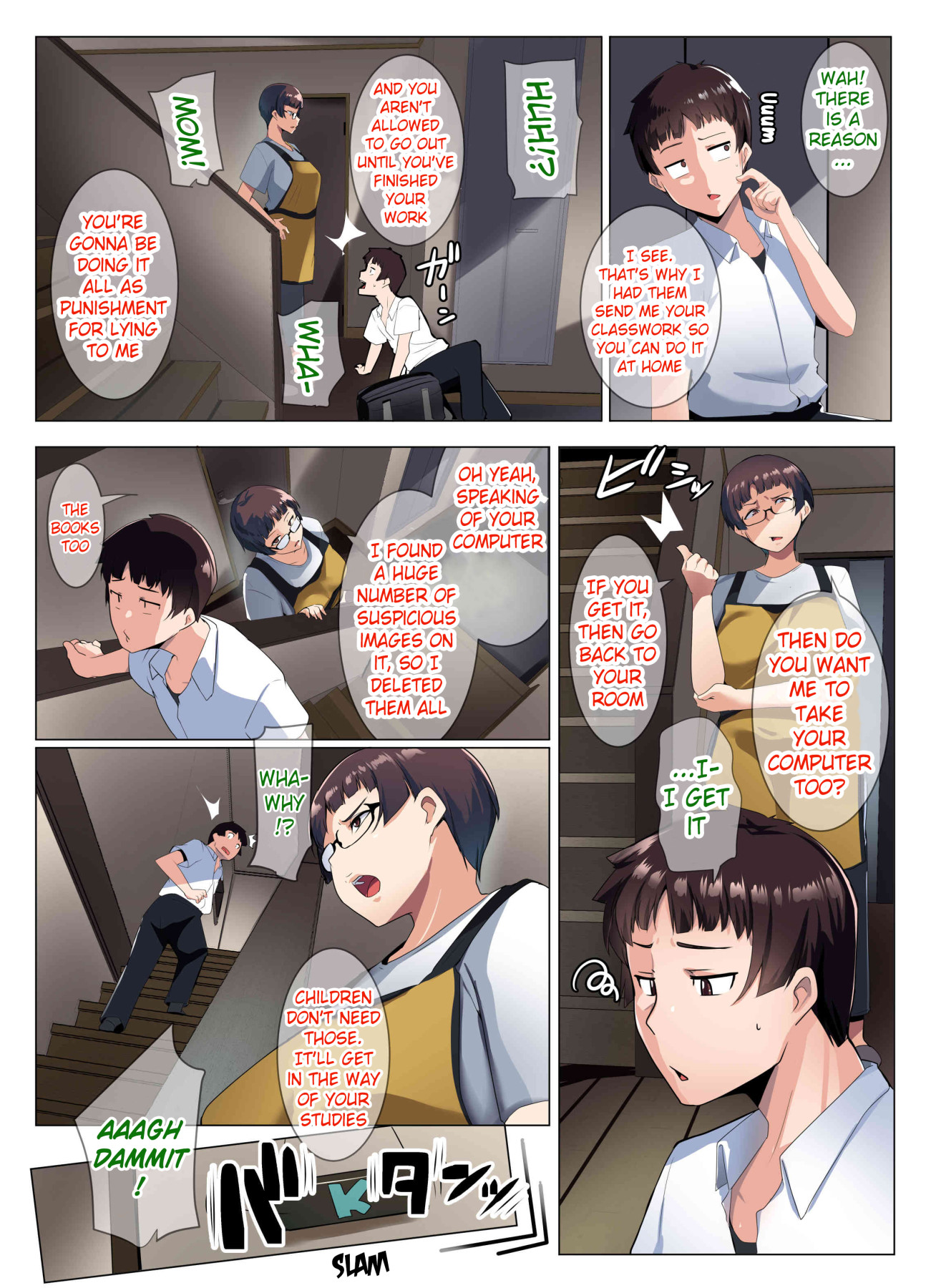 Hentai Manga Comic-The Glasses-Wearing Wife's Friend-Read-8